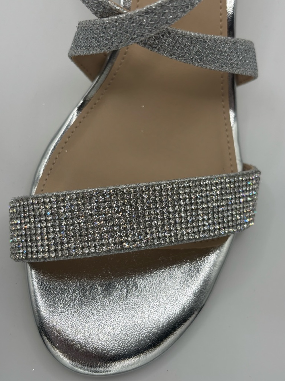 N by Nina Women's Neville Block Heel Dress
Sandal Size 8M Sliver - Picture 10 of 11